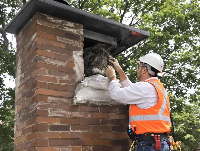 Humane removal of debris and animals by Wilmington Island Chimney Sweep in Wilmington Island, GA