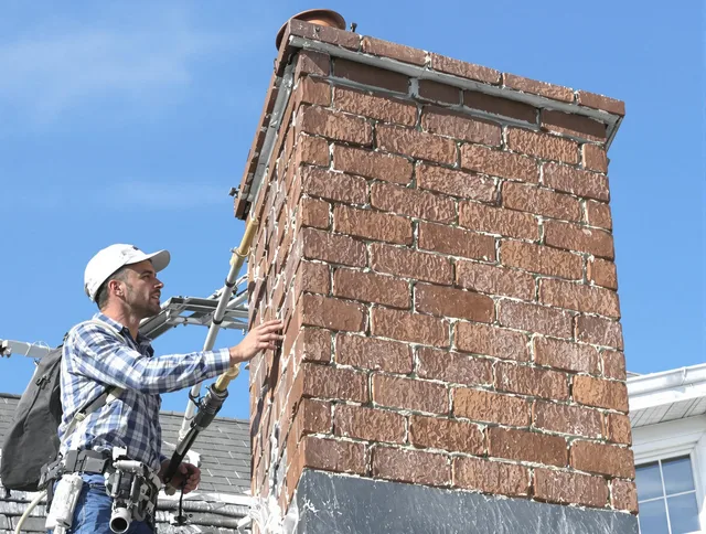 Brickwork for a chimney rebuild by Wilmington Island Chimney Sweep in Wilmington Island, GA