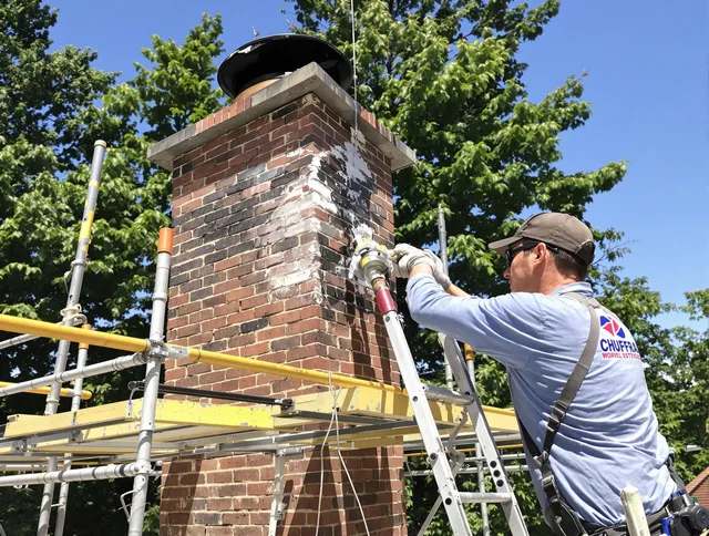 Structural chimney repair by Wilmington Island Chimney Sweep in Wilmington Island, GA