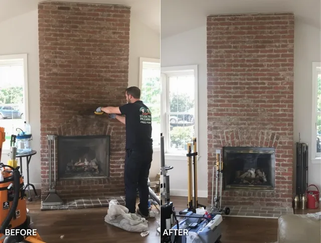 Finished chimney sweeping service by Wilmington Island Chimney Sweep in Wilmington Island, GA