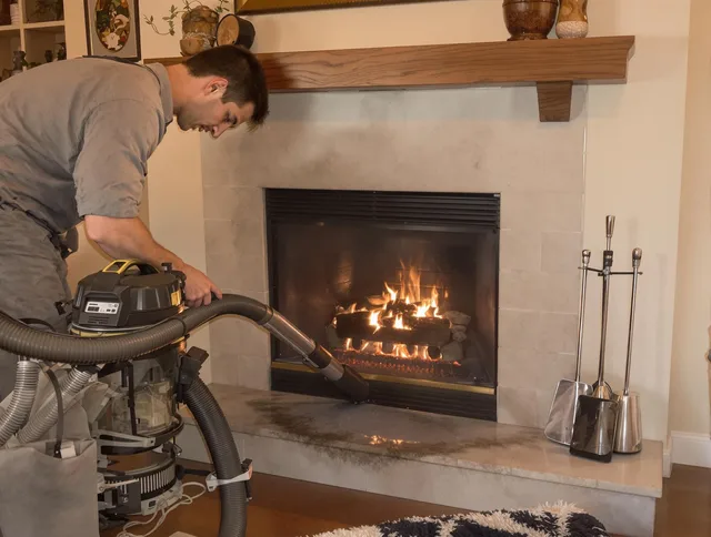 Routine fireplace upkeep by Wilmington Island Chimney Sweep in Wilmington Island, GA