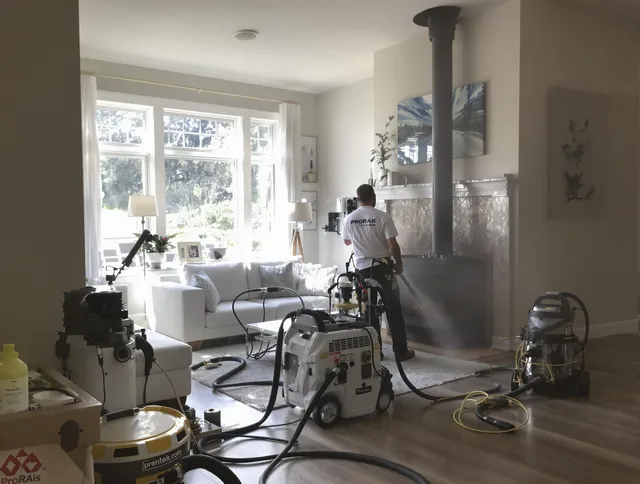 Soot removal service by Wilmington Island Chimney Sweep for a fireplace in Wilmington Island, GA