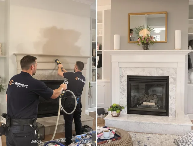 Professional soot removal by Wilmington Island Chimney Sweep team in Wilmington Island, GA